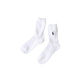 Polo Ralph Lauren 04863400 Unisex Kids One-Point Rib Socks, Unisex