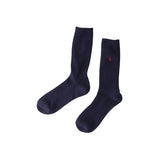 Polo Ralph Lauren 02032303 Men's Deodorizing Socks, One Point Rib Socks, Men's