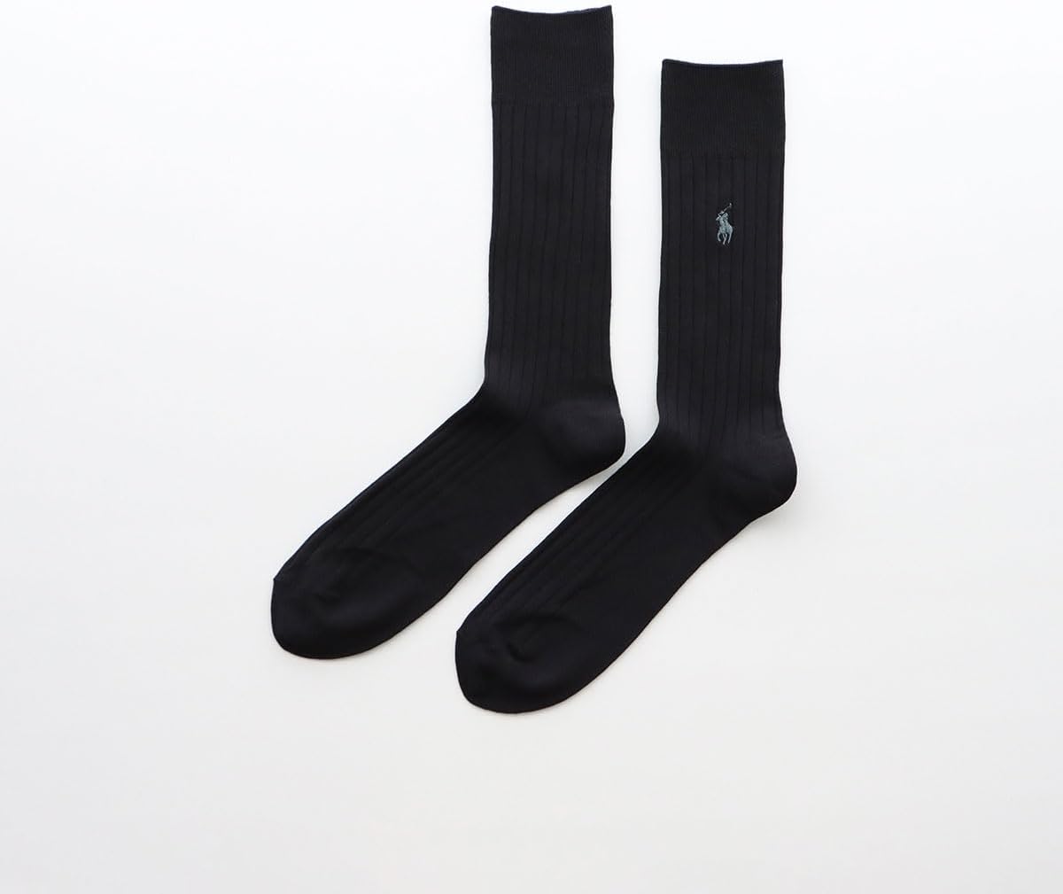 Polo Ralph Lauren Socks, 3 Pair Set, One Point, Embroidery, Crew Length, Unisex, Adult