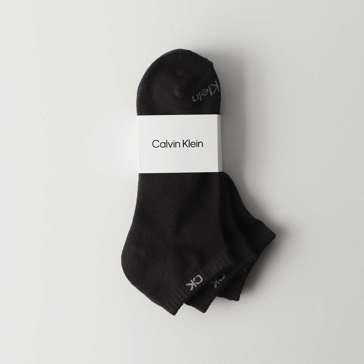 Calvin Klein 92572500 3-Pair Set, Bottom Pile, Sneaker-length Socks, Men's, Antibacterial and Odor Resistant, Plain, Casual, Socks, Men's, Present, Gift, Gift (02. Assorted), 02. assorted