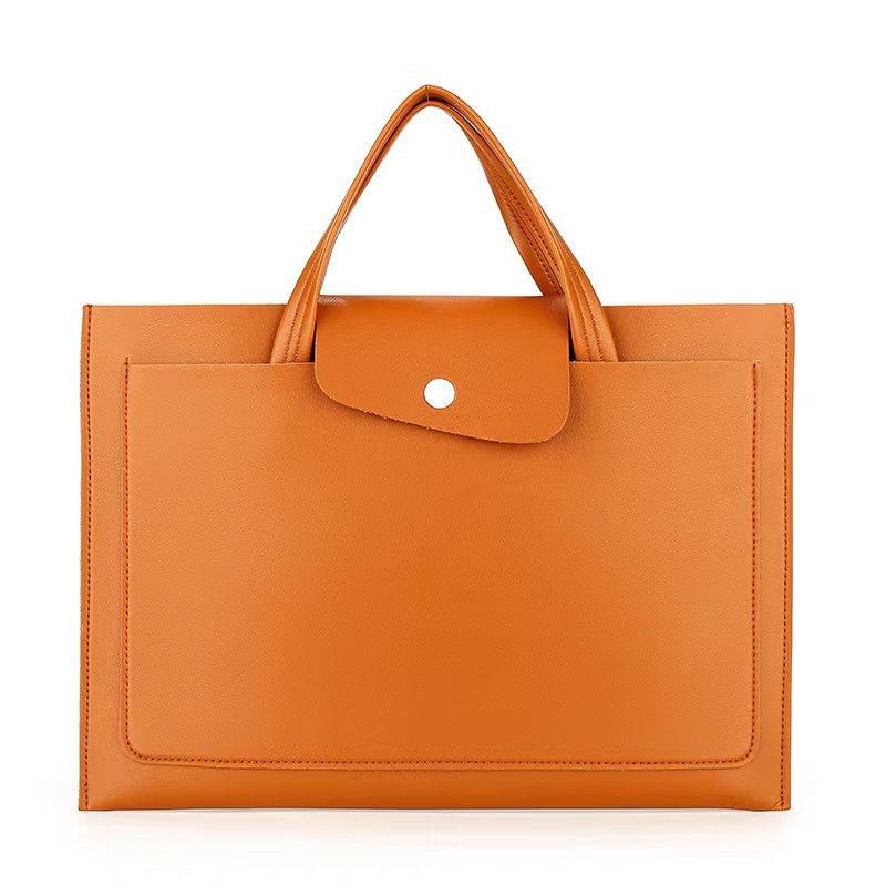 Workly Business Casual PU Leather Laptop Bag