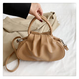 Cloud Pleats_Retro Cloud Pattern Pleated Shoulder/Crossbody Bag