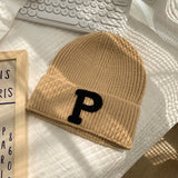 レトロキャップ_秋冬 アメリカンレトロ ゆるフィット 防寒ニット帽