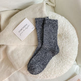 デイリーウォーム_レディース 冬あったか 厚手ウール チューブソックス