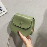 チェーネル_チェーンショルダー クロスボディバッグ レディース