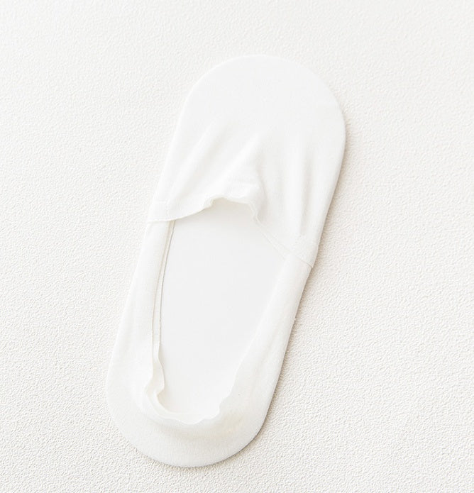 メンズ コットン インビジブルソックス|夏用滑り止め付き 10足セット