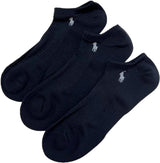 Polo Ralph Lauren 827063PKBLACK001Free Men's Socks, Short Ankle Socks, 3 Pairs Set, Sports Casual Men's Socks, Approx. 9.8 - 11.4 inches (25.0 - 29.0 cm), Parallel Imported Product, Black (001), Free