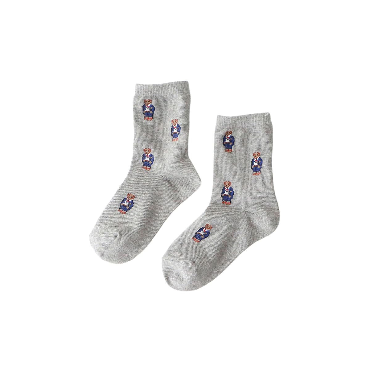 Polo Ralph Lauren 04835200/04863200 Unisex Kids Socks with Mini Bear Patterns