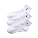 Polo Ralph Lauren 93246604/92009604/92009604 Socks, Set of 3, Men's, Women's, Foot Pile, Arch Support, Multicolored