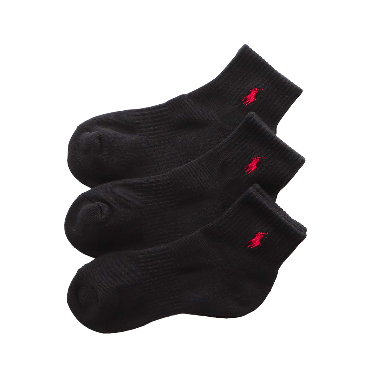 Polo Ralph Lauren 93246604/92009604/92009604 Socks, Set of 3, Men's, Women's, Foot Pile, Arch Support, Multicolored