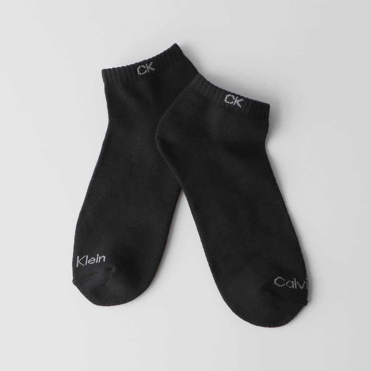 Calvin Klein 92572500 3-Pair Set, Bottom Pile, Sneaker-length Socks, Men's, Antibacterial and Odor Resistant, Plain, Casual, Socks, Men's, Present, Gift, Gift (02. Assorted), 02. assorted