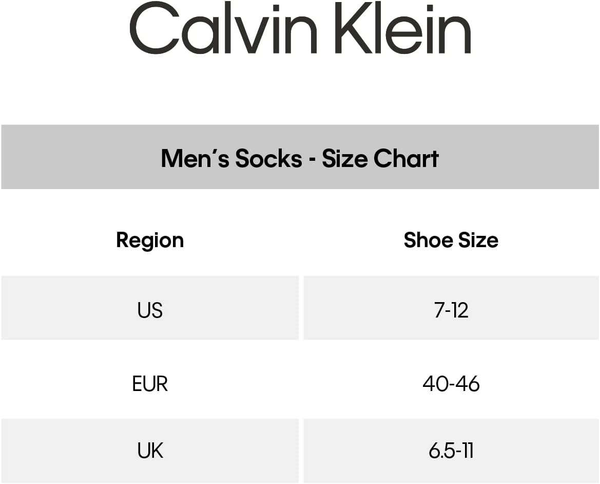 Calvin Klein Men's Cushioned Quarter Socks (6 Pack), Size Shoe Size: 7-12, Solid Black, Solid black