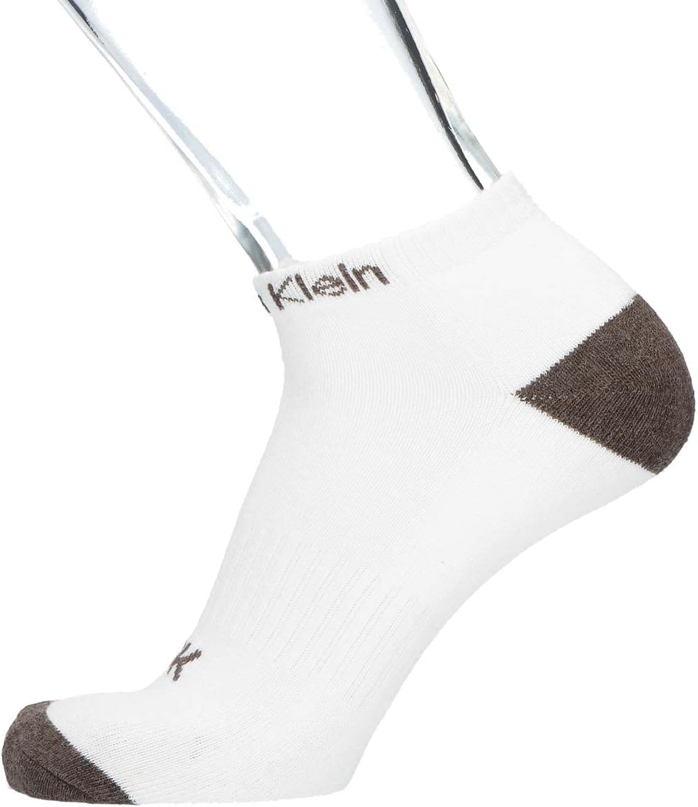 Calvin Klein 92572501 Foot Pile, Antibacterial, Deodorizing, Arch Support, Sneaker Length, Men's, Casual Socks, Unisex, Gentleman, Present Gift (01. Assorted)
