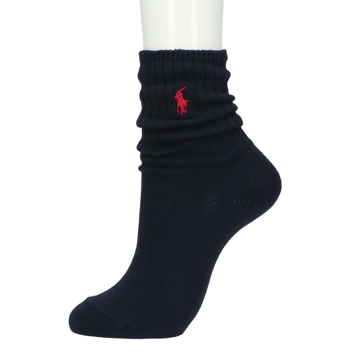 Polo Ralph Lauren 03207538 Women's One-Point Low Gauge Rib Socks