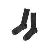 Polo Ralph Lauren 02032303 Men's Deodorizing Socks, One Point Rib Socks, Men's