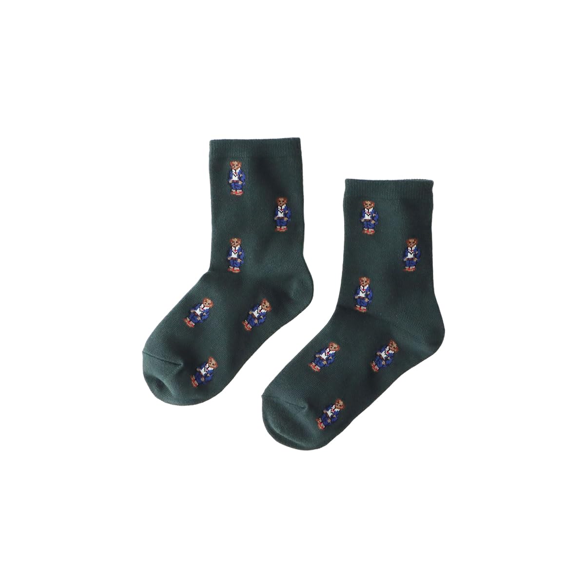 Polo Ralph Lauren 04835200/04863200 Unisex Kids Socks with Mini Bear Patterns