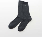 Calvin Klein 92572201 Men's 3-Pair Set, Sole Pile, One Point Embroidery, Solid Rib, Crew Length, Socks, Men's, white/grey/black