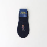 Polo Ralph Lauren 03207920 Women's Socks, Polo Ralph Lauren, Organic Cotton Blend, Denim Mini Bear, Cover Socks,