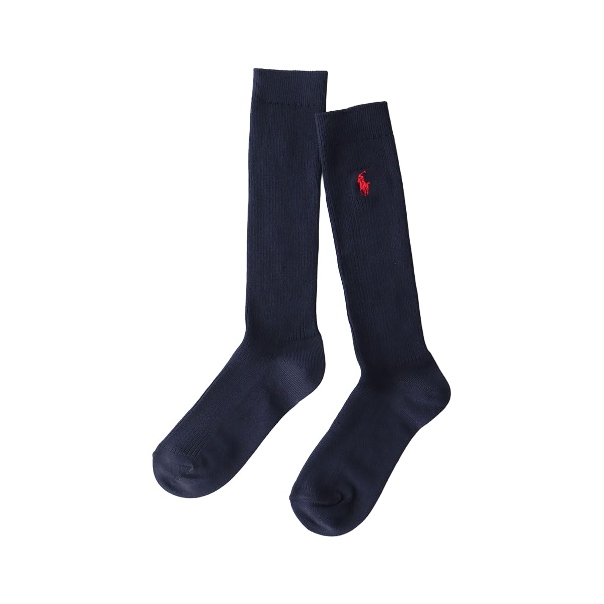 Polo Ralph Lauren 03217512 Women's Socks, 14.2 inches (36 cm) Length, One Point School Socks,