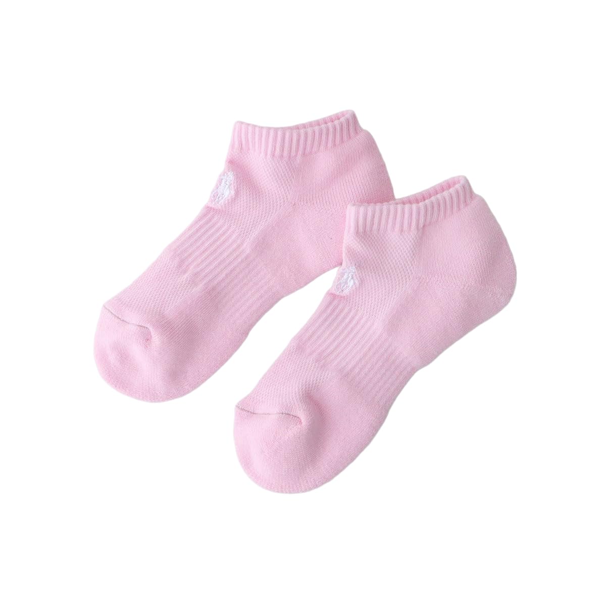 Polo Ralph Lauren 03207894 Women's Socks, Organic Cotton, Sole Pile, One Point, Sneaker Socks