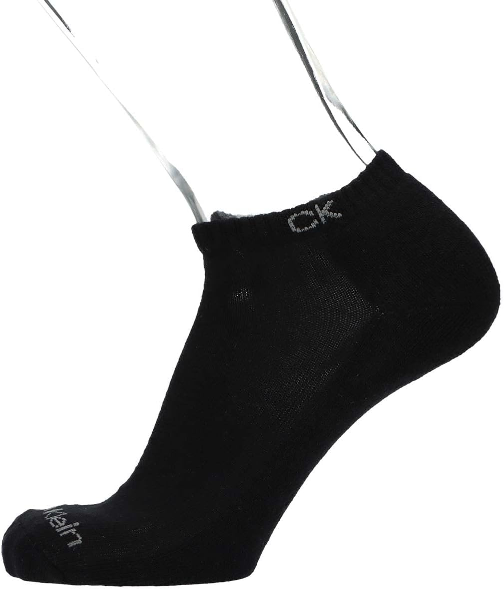 Calvin Klein, 3-Pair Set, Bottom Pile, Sneaker-Length Socks, Men's, Antibacterial and Odor Resistant, Plain, Casual Socks, Socks, Men's, Present, Gift, 92572500 (JP, Number Size, 9.8 inches (25.0 cm