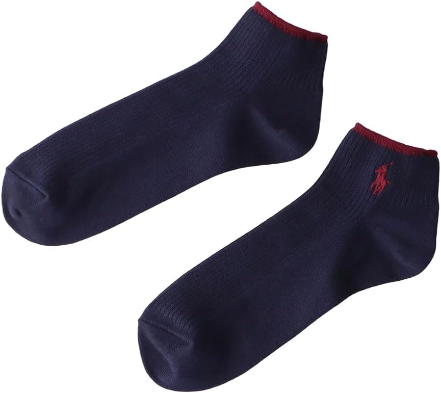 Polo Ralph Lauren 02032310 Men's Sneakers Socks, Deodorizing, One-Point