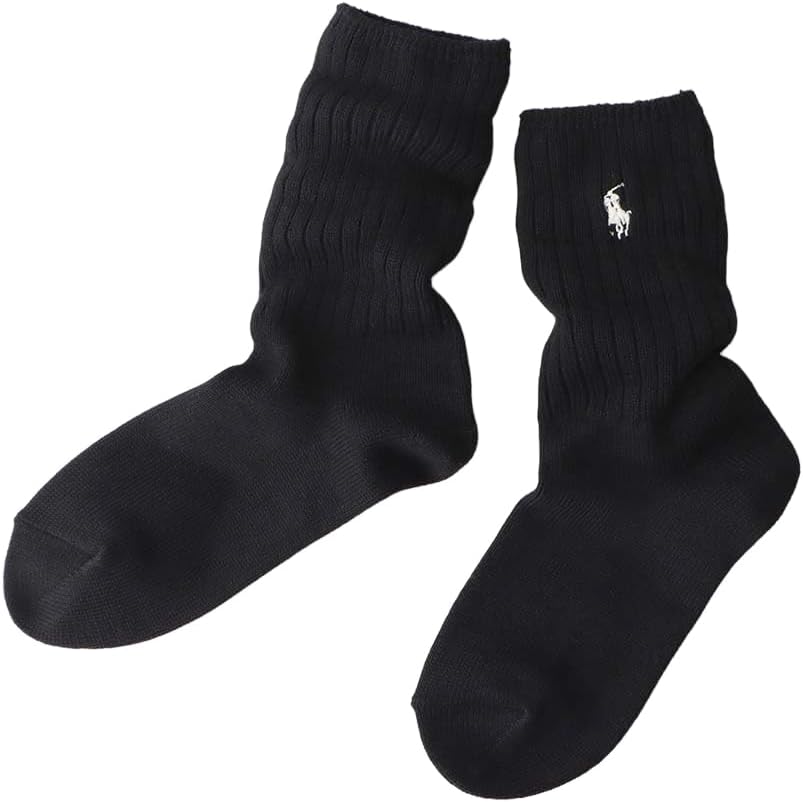 Polo Ralph Lauren 03207538 Women's One-Point Low Gauge Rib Socks