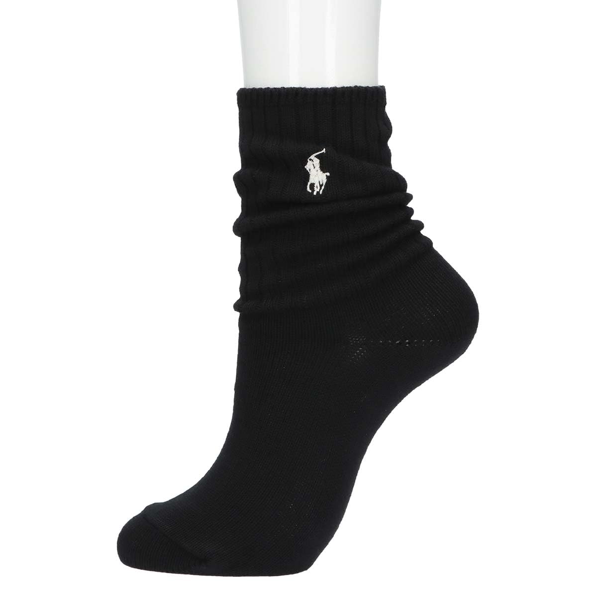 Polo Ralph Lauren 03207538 Women's One-Point Low Gauge Rib Socks