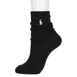 Polo Ralph Lauren 03207538 Women's One-Point Low Gauge Rib Socks