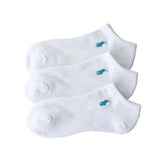 Polo Ralph Lauren 93246912 Women's Socks (3 Pair Set), Footed Pile, One-Point Sneakers Socks, Unisex Adult