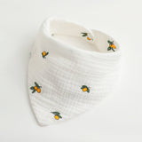 モスリンスマイル_モスリンガーゼ ベビー三角スタイ よだれかけ スカーフタイプ