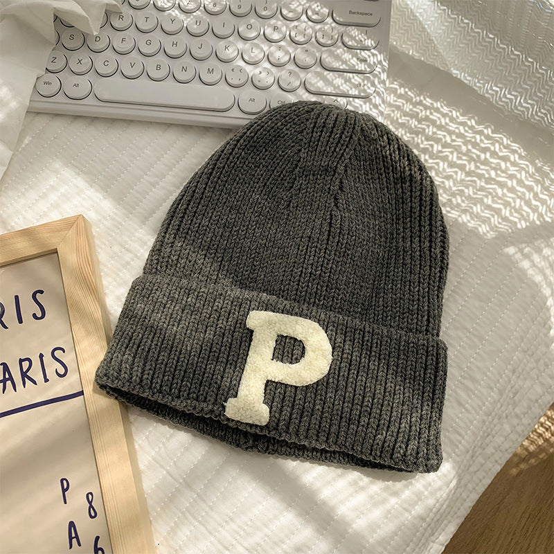 レトロキャップ_秋冬 アメリカンレトロ ゆるフィット 防寒ニット帽