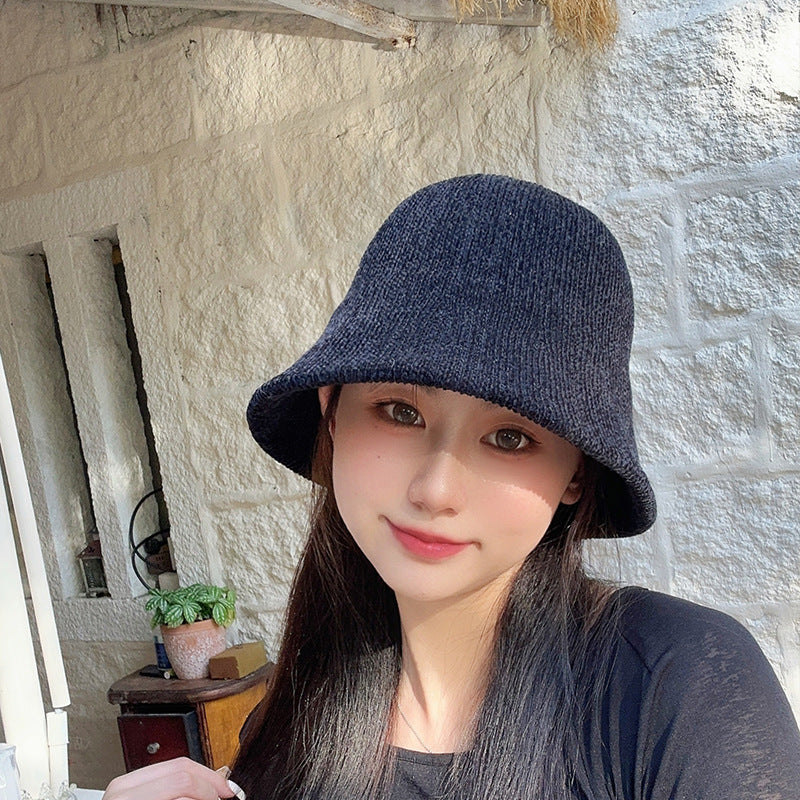 ラムモコ_秋冬 レディース 新作 ふわもこ ラムウールバケットハット