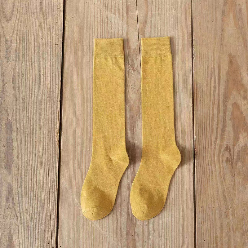 ミルキームード_レディース 秋冬 個性デザイン ファッションミドルソックス