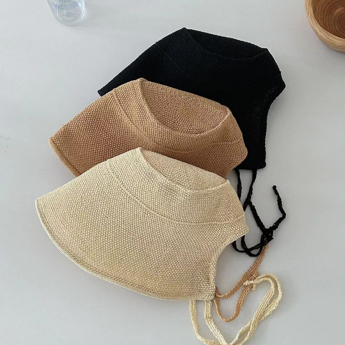 PARIS BRIM_Flat Top Wide Brim Bucket Hat for Women