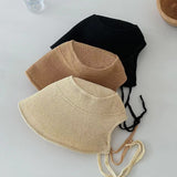 PARIS BRIM_Flat Top Wide Brim Bucket Hat for Women