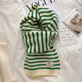 ストライプウォーム_厚手 あったかストライプマフラー 学生・カップルにおすすめ