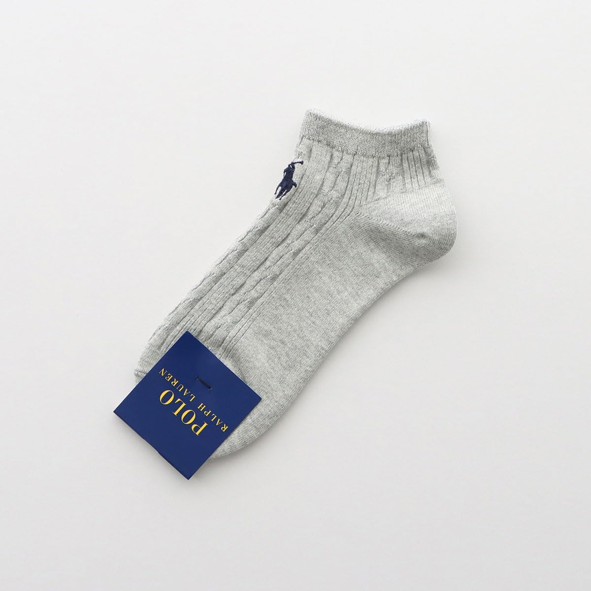 Polo Ralph Lauren 03207868 Women's Socks, One Point, Cable, Sneaker Socks,
