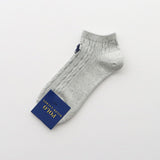 Polo Ralph Lauren 03207868 Women's Socks, One Point, Cable, Sneaker Socks,