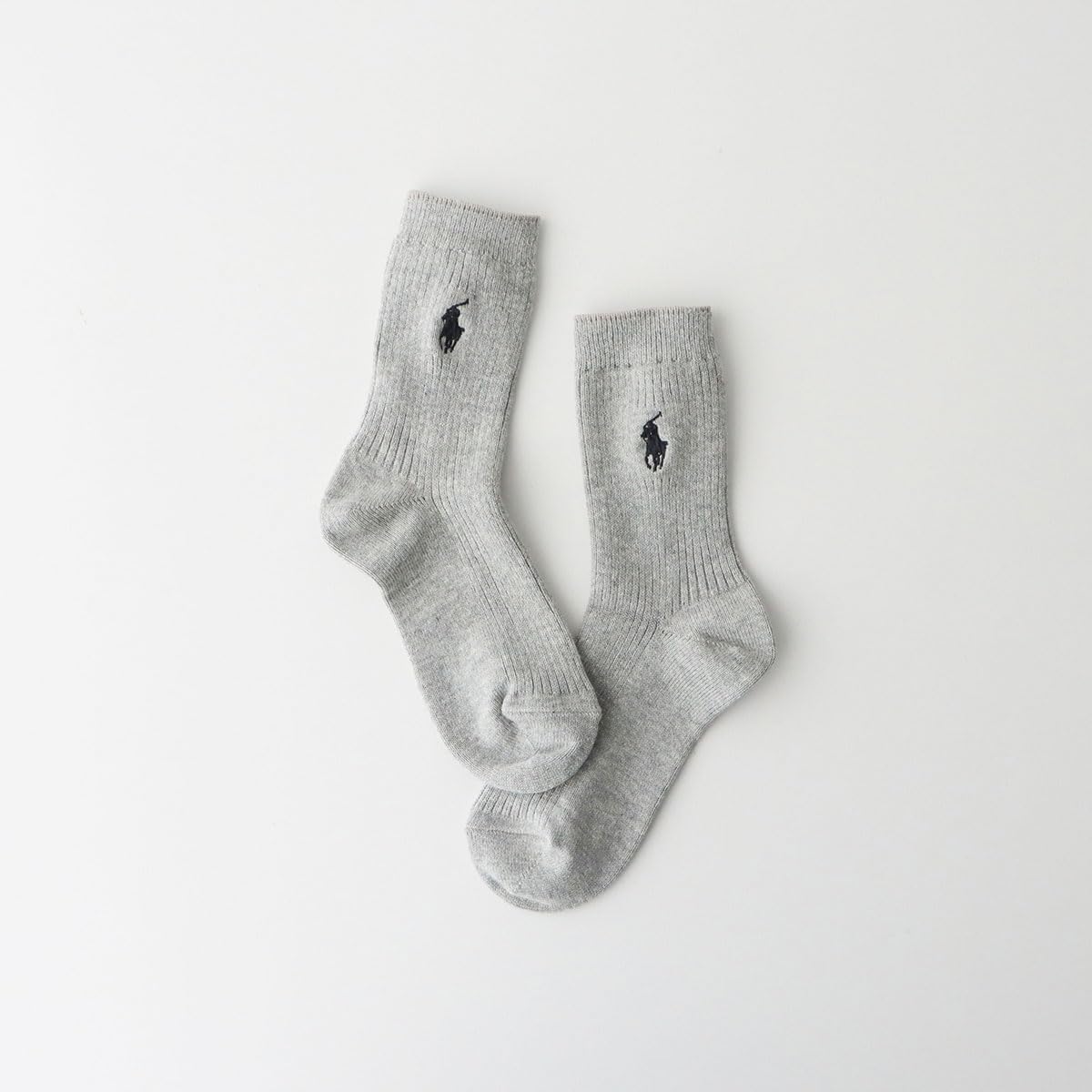 Polo Ralph Lauren 04863400 Unisex Kids One-Point Rib Socks, Unisex