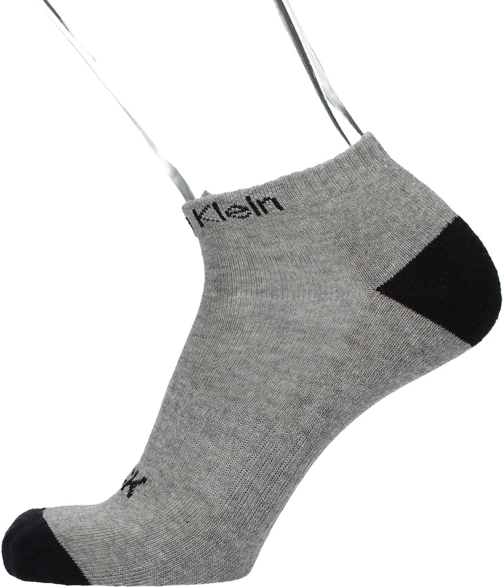 Calvin Klein 92572501 Foot Pile, Antibacterial, Deodorizing, Arch Support, Sneaker Length, Men's, Casual Socks, Unisex, Gentleman, Present Gift (01. Assorted)