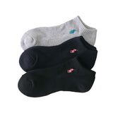 Polo Ralph Lauren 93246912 Women's Socks (3 Pair Set), Footed Pile, One-Point Sneakers Socks, Unisex Adult