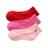 Polo Ralph Lauren 93246604/92009604/92009604 Socks, Set of 3, Men's, Women's, Foot Pile, Arch Support, Multicolored