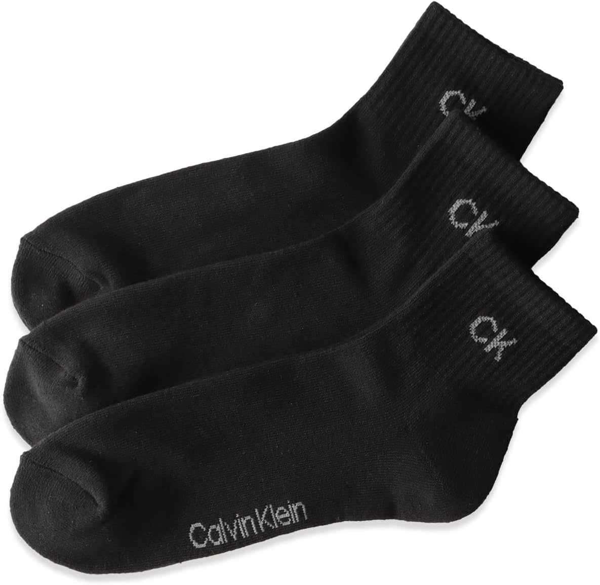 カルバン・クライン ソックス3足組|抗菌防臭ショート丈靴下