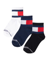 トミーヒルフィガー キッズ靴下3足セット|子供用ショート丈スニーカーソックス