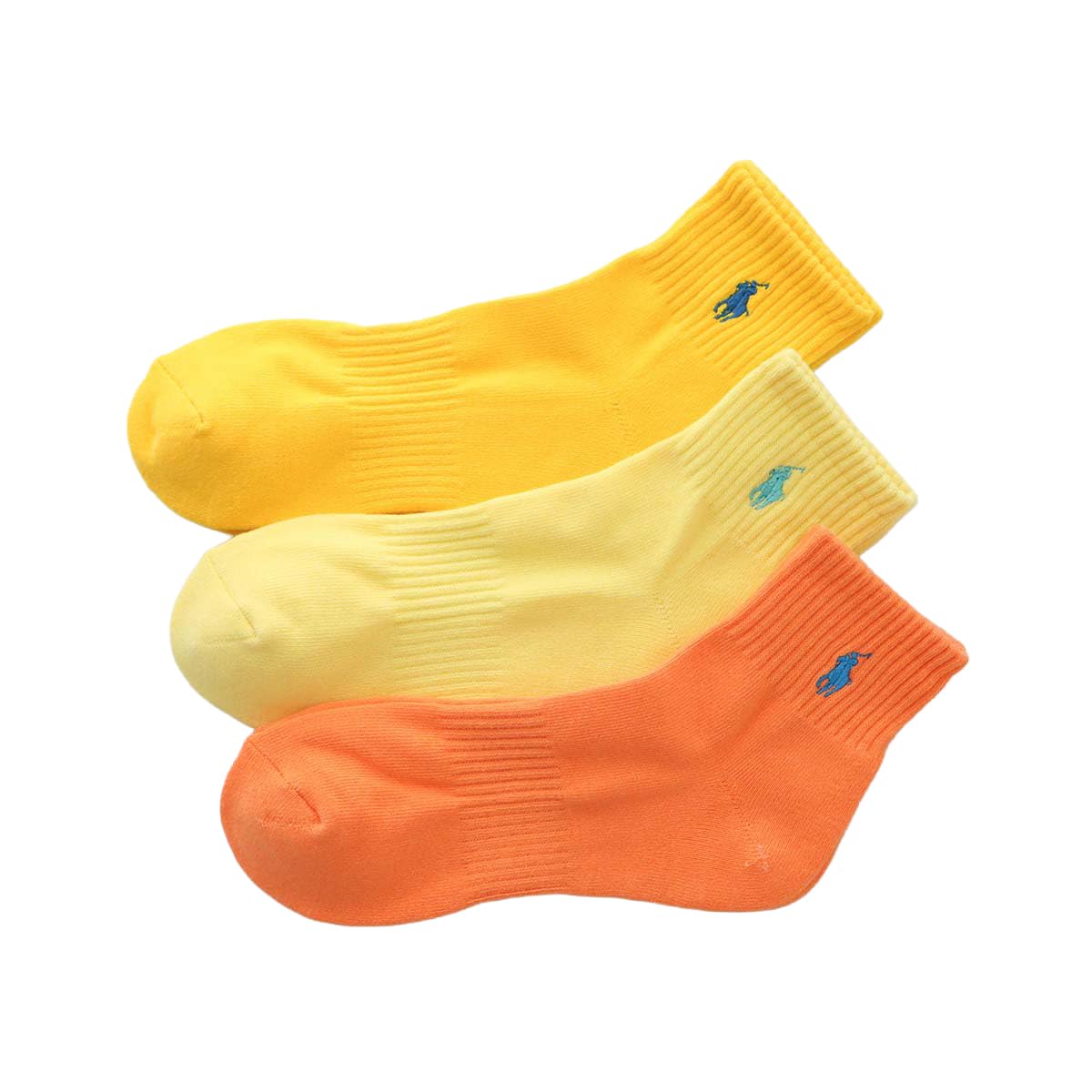 Polo Ralph Lauren 93246604/92009604/92009604 Socks, Set of 3, Men's, Women's, Foot Pile, Arch Support, Multicolored