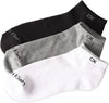 Calvin Klein, 3-Pair Set, Bottom Pile, Sneaker-Length Socks, Men's, Antibacterial and Odor Resistant, Plain, Casual Socks, Socks, Men's, Present, Gift, 92572500 (JP, Number Size, 9.8 inches (25.0 cm