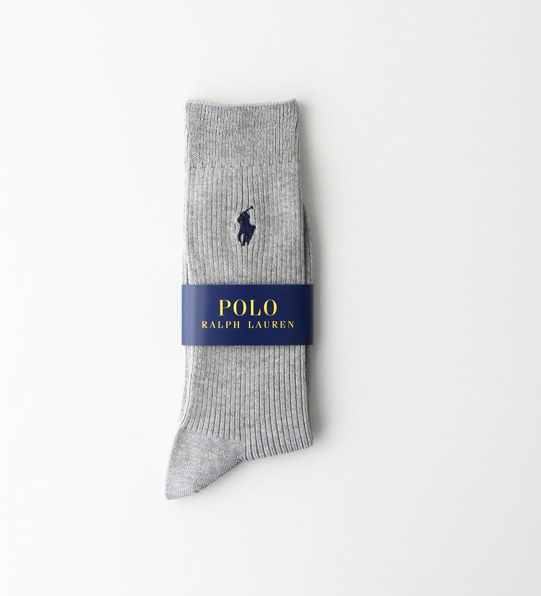 Polo Ralph Lauren 02032303 Men's Deodorizing Socks, One Point Rib Socks, Men's