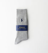 Polo Ralph Lauren 02032303 Men's Deodorizing Socks, One Point Rib Socks, Men's