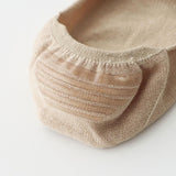 Polo Ralph Lauren 03207940 Women's Socks, Polo Ralph Lauren, Slip-Resistant Heels, One Point, Deep Shoes, Cover Socks,